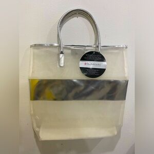 Elizabeth Arden Shoulder Bag Women Summer Tote Transparent Bag for Outdoor Use